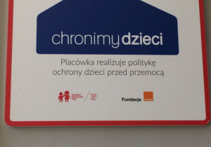 Certyfikat - "Chronimy dzieci"