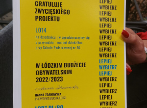 Łódzki Budżet Obywatelski 2022/2023