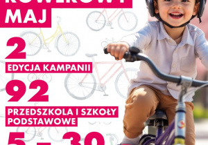 Rowerowy maj - plakat