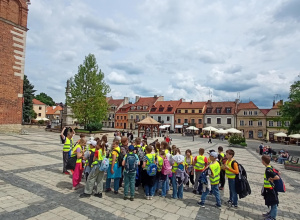 Uczniowie podczas wycieczki