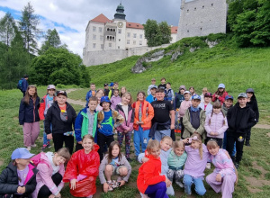 Uczniowie podczas wycieczki
