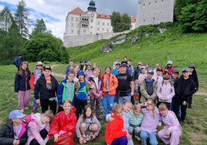 Uczniowie podczas wycieczki