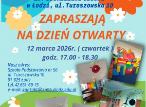 Zaproszenie na "Drzwi otwarte" szkoły